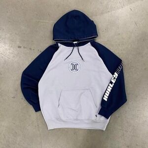 Vintage Y2K Hurley Surf Two Toned Hoodie Size L